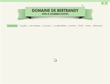 Tablet Screenshot of bertrandy.com